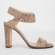 Jimmy Choo Sandałki na obcasie z jetami