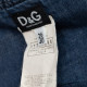 Dolce & Gabbana jeansowe ogrodniczki