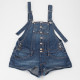 Dolce & Gabbana jeansowe ogrodniczki