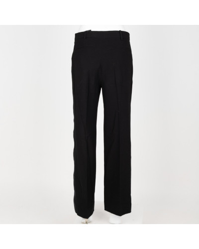 Victoria Beckham Spodnie granatowe w kant