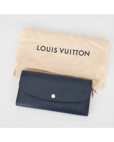 Louis Vuitton Porftel i etui granatowy