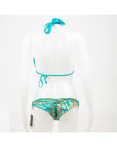 Beach Bunny kostium 2 częściowy turkusowy kąpielowy