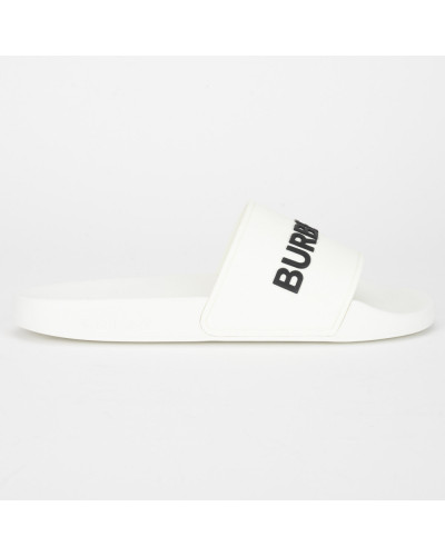 Burberry Klapek białe z logo