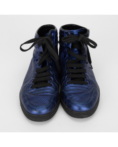 Gucci Sportowy biebieskie  męskie trampki