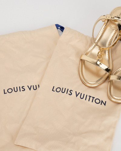 Louis Vuitton Szpilki zlote