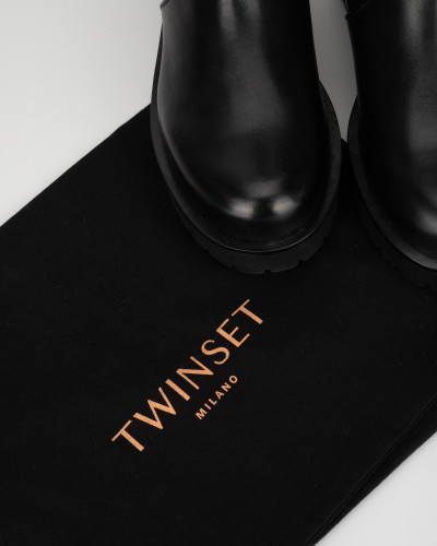 Twinset Botki czarne