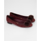 Salvatore Ferragamo czerwone baleriny