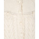 Love Shack Fancy  Sweter bezowy z kwaitakmi