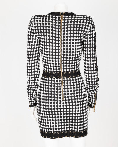Balmain Sukienka w pepitkę