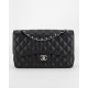 Chanel  Torebka czarna jumbo Caviar