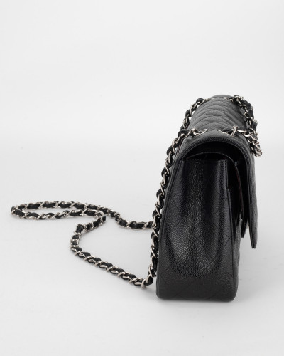 Chanel  Torebka czarna jumbo Caviar