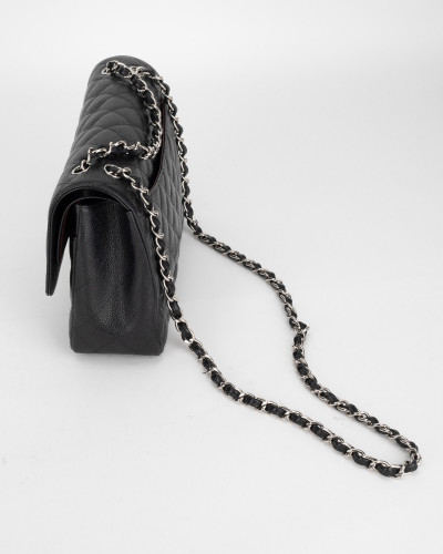 Chanel  Torebka czarna jumbo Caviar