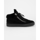 Giuseppe Zanotti  Sportowe buty z kozuchem