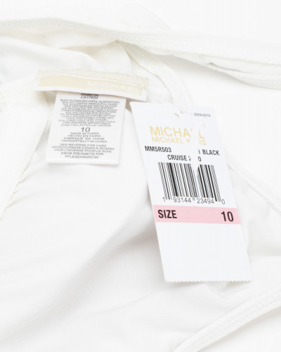 Michael Kors Kostium kąpielowy i bielizna biało-czarny