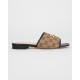 Gucci Klapki brązowe z logo