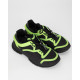 Givenchy Buty czarnp zielone Runner