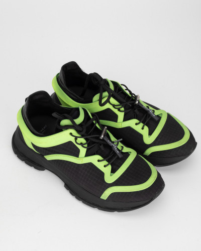 Givenchy Buty czarnp zielone Runner