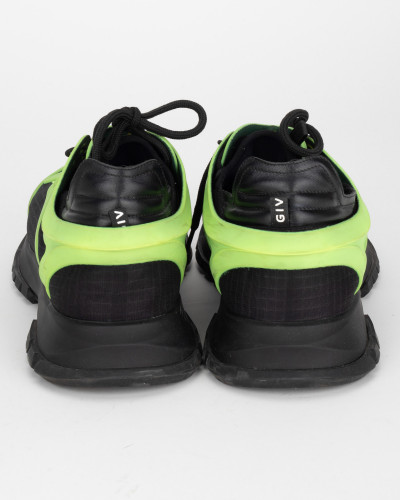 Givenchy Buty czarnp zielone Runner