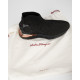 Salvatore Ferragamo Sportowe czarne buty sportowe