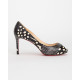 Christian Louboutin Szpilki czarne we wzorki