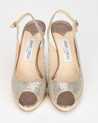 Jimmy Choo Szpilki złote