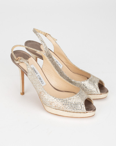 Jimmy Choo Szpilki złote