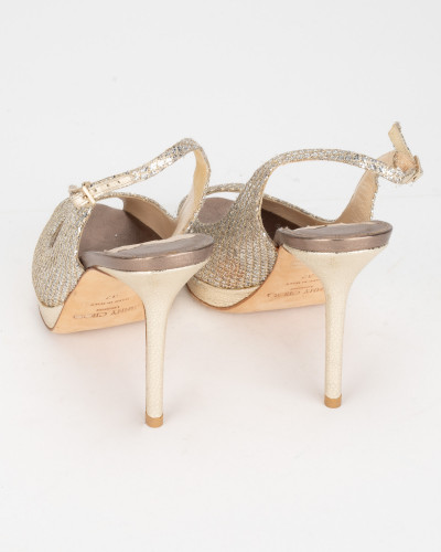 Jimmy Choo Szpilki złote