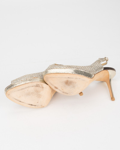 Jimmy Choo Szpilki złote