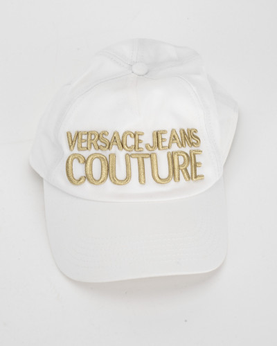 Versace Nakrycie głowy BIAŁA CZAPKA