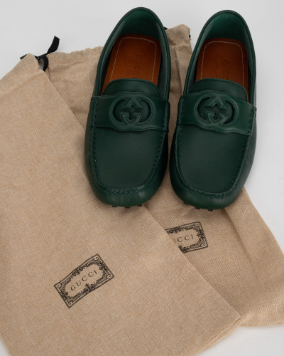 Gucci But płaski loafers