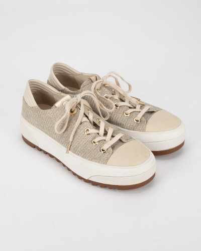 Michael Kors Sportowy zlote trampki