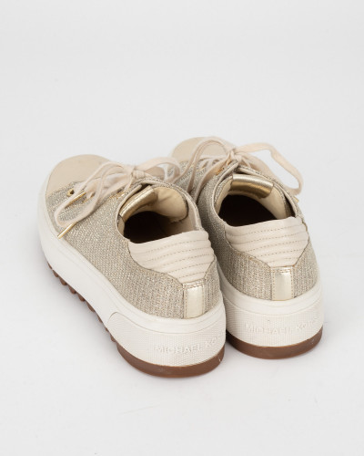 Michael Kors Sportowy zlote trampki
