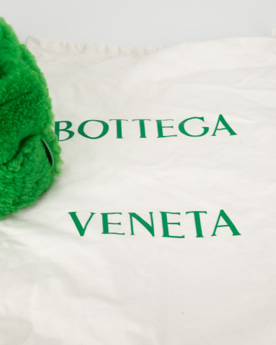 Bottega Veneta Torebka zielona futrzana