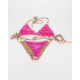 Beach Bunny Kostium kąpielowy różowy cekinowy