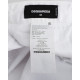 Dsquared2 Jeansy białe z logo