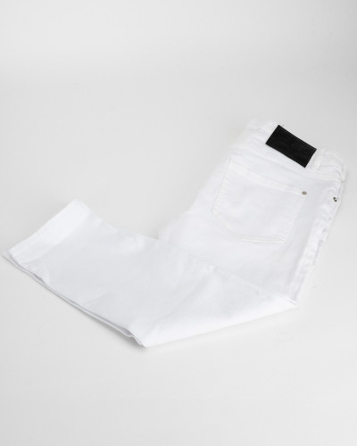 Dsquared2 Jeansy białe z logo