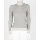 Chanel  Ubranie sweter szary ze świecacą nitką