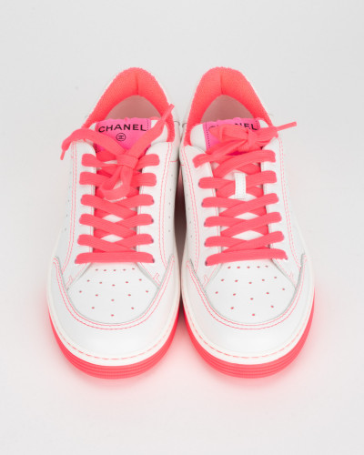 Chanel  Sportowe neonowe buty