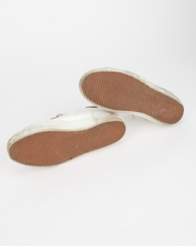 Golden Goose Sportowe biało brązowe