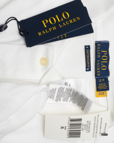 Ralph Lauren Koszulka polo biała XL