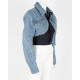 Mugler Kurtka jeansowa