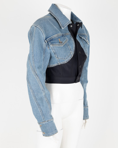 Mugler Kurtka jeansowa