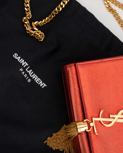 Saint Laurent  Mała torebka przetarcie z przodu