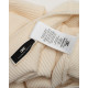 Elisabetta Franchi  Sweter/top kremowy sznurowany