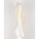Elisabetta Franchi  Sweter/top kremowy sznurowany