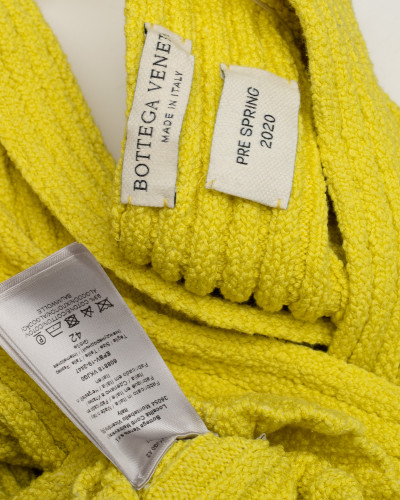 Bottega Veneta Sweter żółty