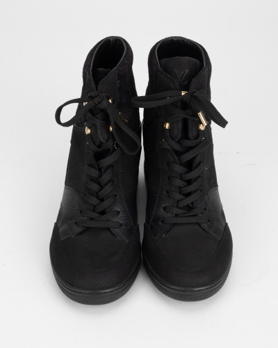 Louis Vuitton Buty sportowe na koturnie czarne