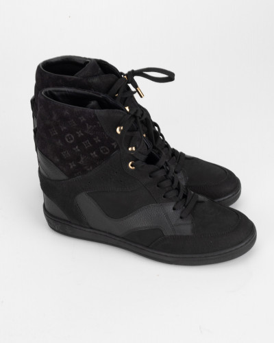Louis Vuitton Buty sportowe na koturnie czarne