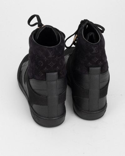 Louis Vuitton Buty sportowe na koturnie czarne