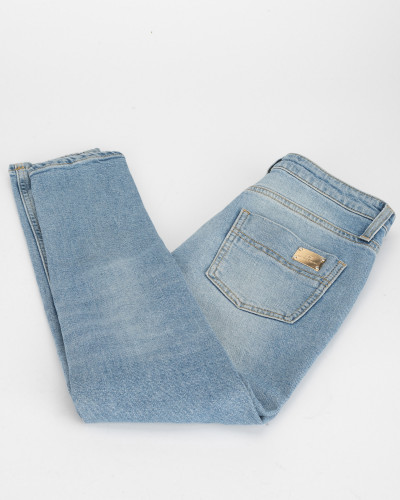 Elisabetta Franchi  Jeansy jasne z dziurami 25